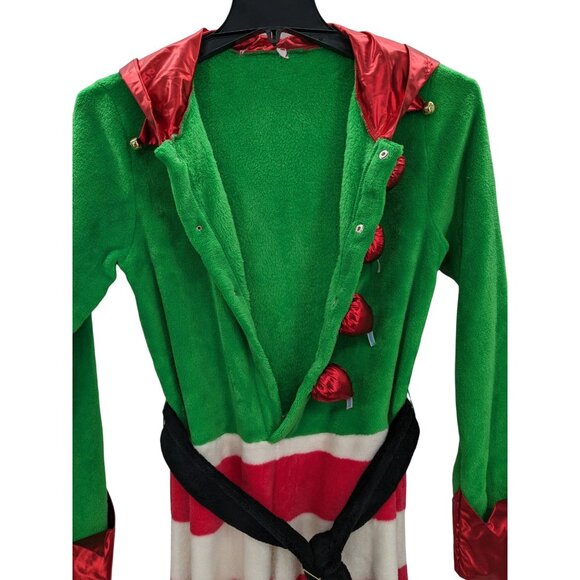 Hersheys Kisses Elf Christmas Jumpsuit Women Size M Holiday Festive Cozy Costume - Picture 4 of 16